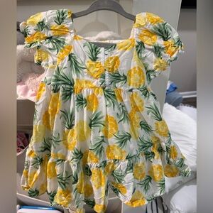 Janie and Jack 12-18M pineapple dress